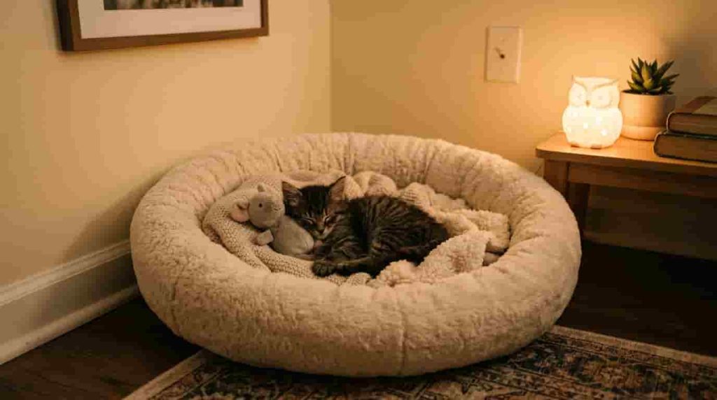 Creating Soothing Spaces for Calming a Crying Kitten at Night