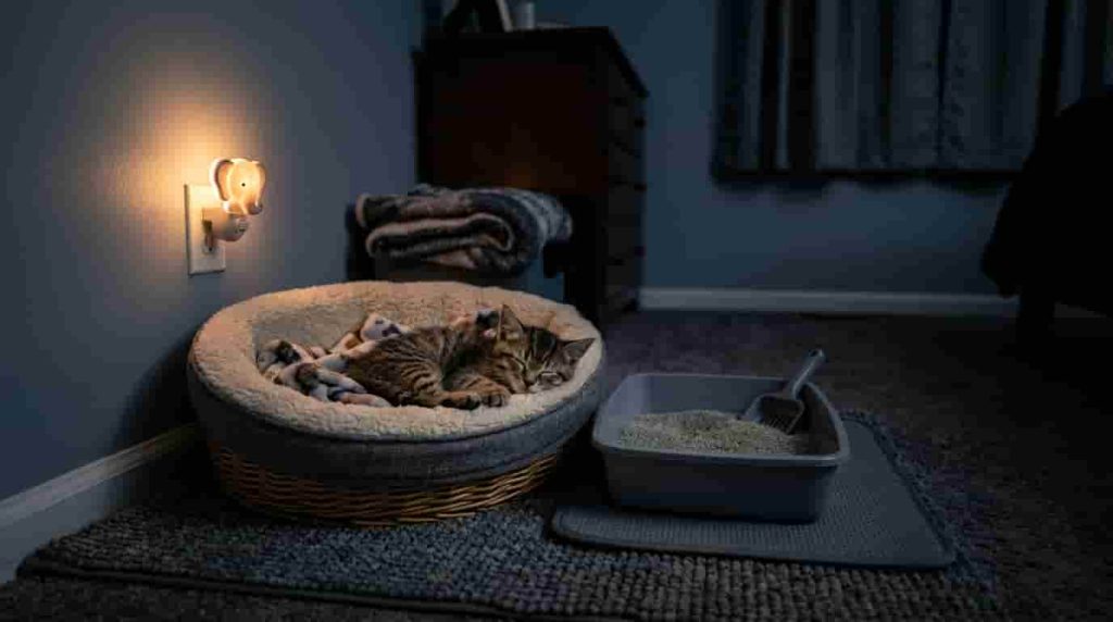 Do Kittens Need a Litter Box at Night?