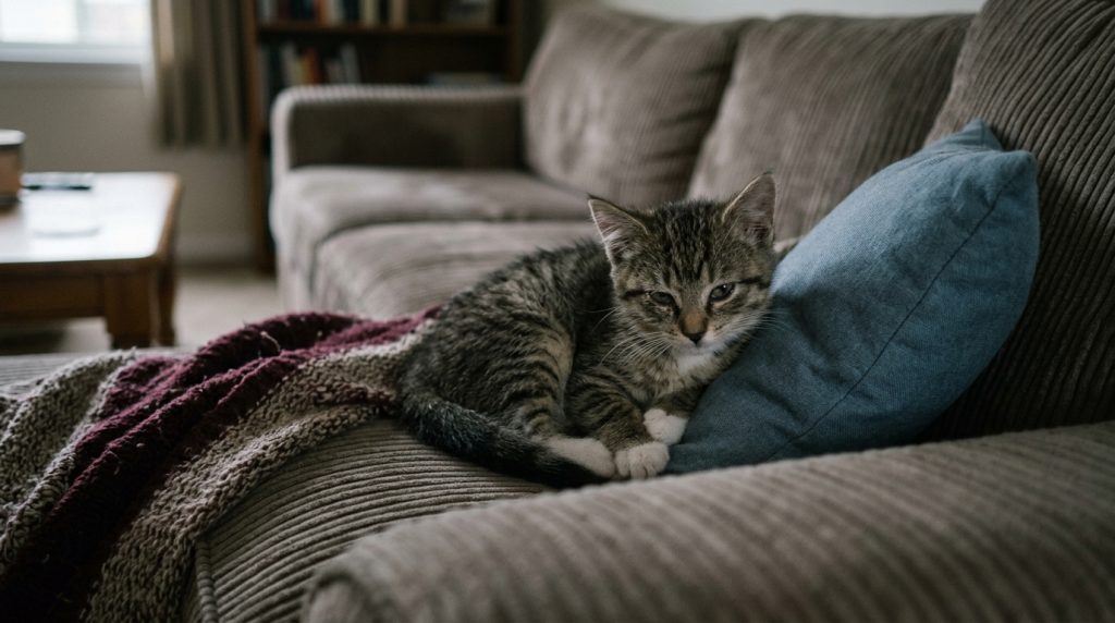 Uncovering REM Dreams Behind Kitten Breathing Fast While Sleeping