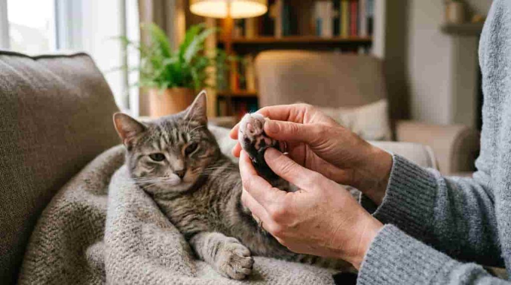 How to Tell if a Cat Sprained Its Leg?