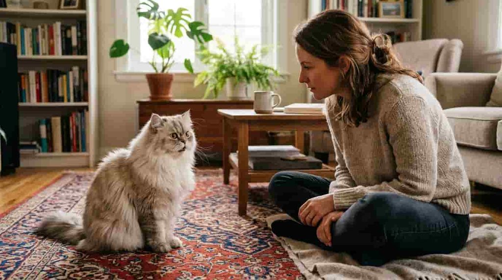 Are Cats Happy When They Meow at You?