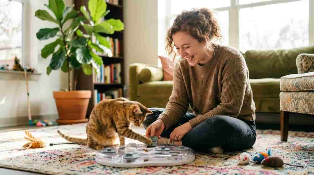 A Simple Example of How a Cat Uses Memory