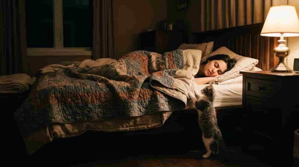 Setting Up Environments for Quieting a Loud Kitten at Night