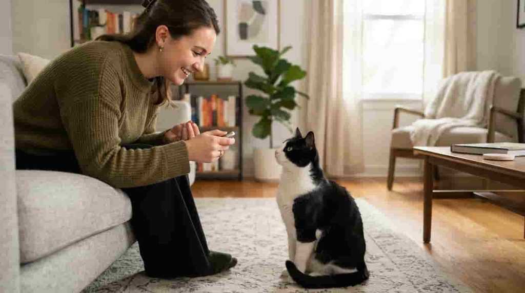 What Is the Easiest Trick to Teach a Cat?
