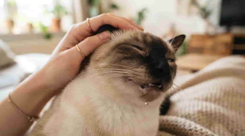 Why Is My Cat Drooling When I Pet Her?