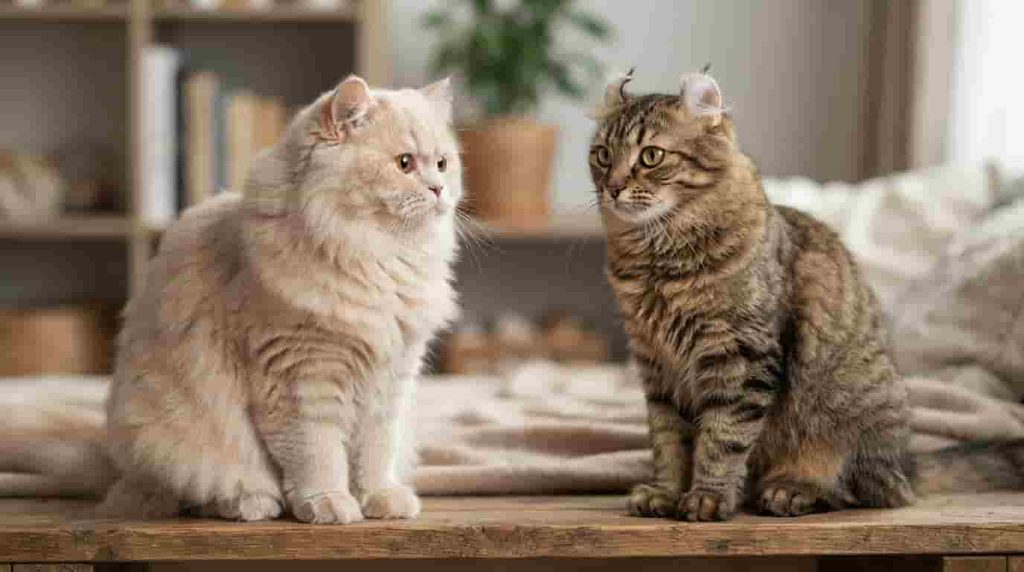 British Longhair vs Highlander Cat