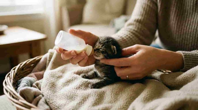 How to Bottle Feed a Kitten Without Its Mother the Right Way