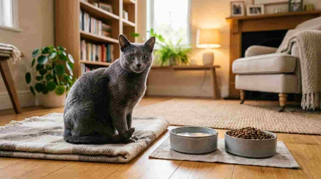Russian Blue Cat Shedding and Grooming Needs