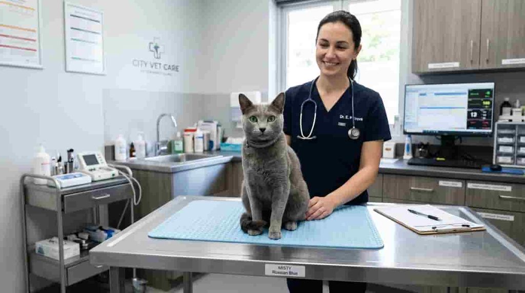 Russian Blue Cat Health and Lifespan