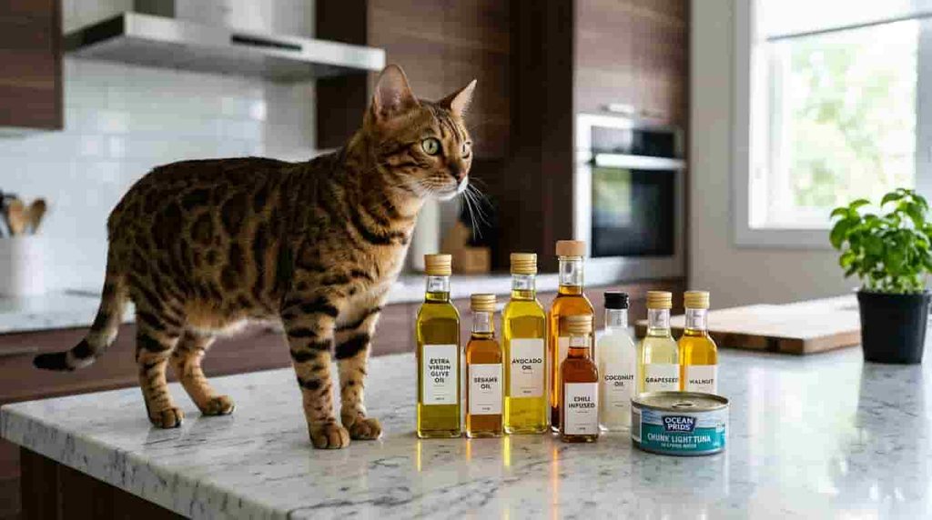 Can Cats Eat Tuna in Oil, Sunflower Oil or Olive Oil?