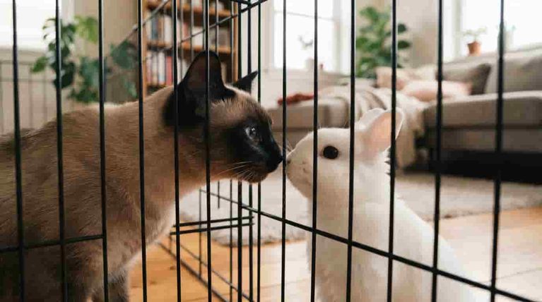 Can Cats Live With Rabbits? Safety, Introductions and Keeping Them Together