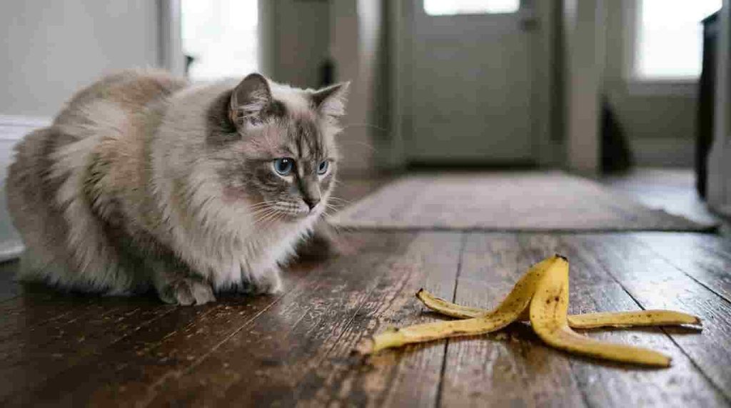 What If My Cat Chews Banana Peel?