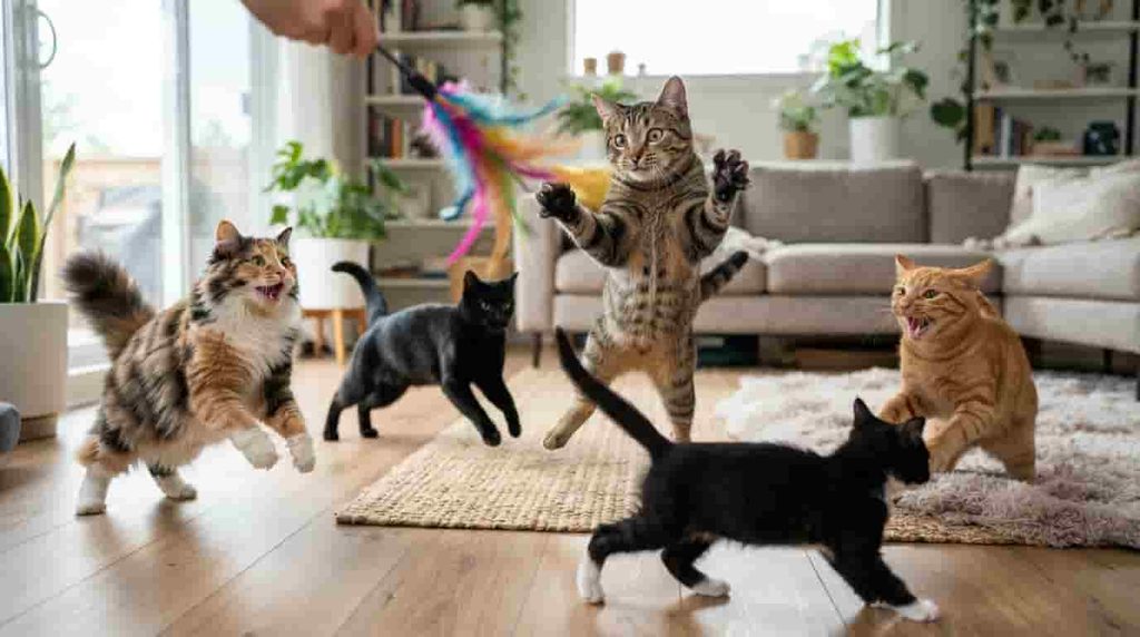 How to Keep a Playful Cat Entertained