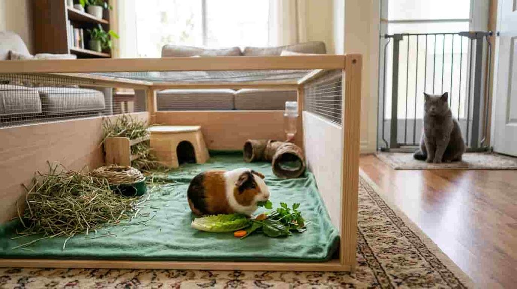 Introducing Cats to Guinea Pigs Safely