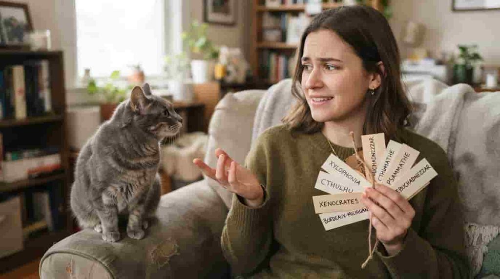 Boy, Girl, Male and Female Gray Cat Names